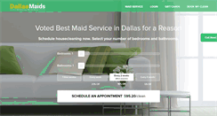Desktop Screenshot of dallasmaids.com